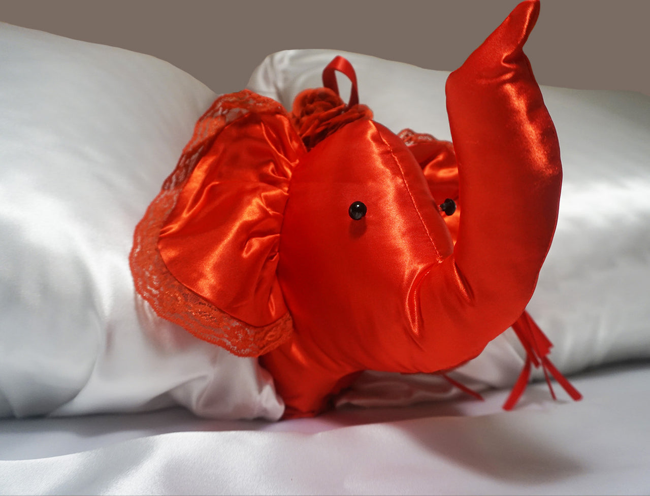 Red Elephant Pillows